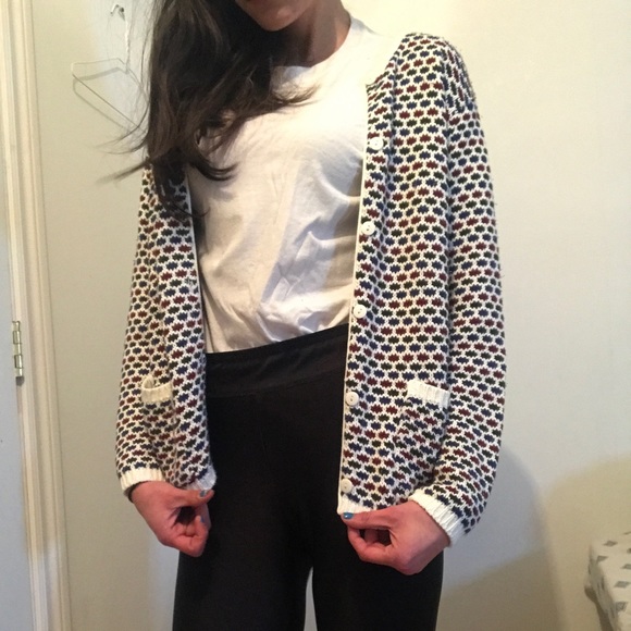 Vintage retro old school knitted granny sweater - Picture 5 of 8